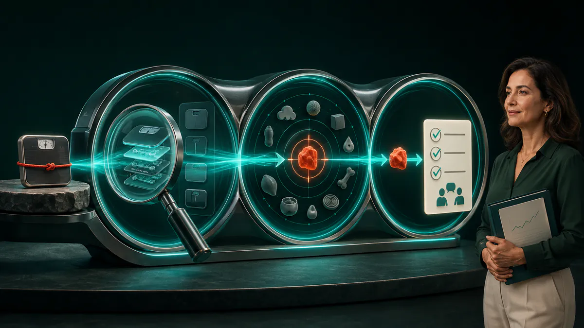 Representação visual do Desarme 3D: detectar, distinguir e direcionar